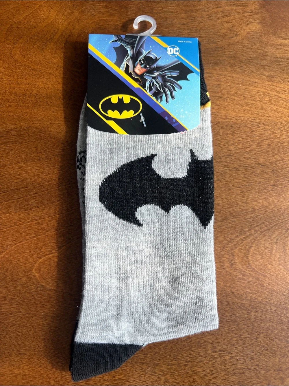 DC Men's Crew Socks -  Superman & Batman